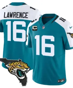 Jacksonville Jaguars Nike Florida Patch Vapor Stitched Jersey - Black - Image 10