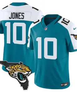 Jacksonville Jaguars Nike Florida Patch Vapor Stitched Jersey - Black - Image 11