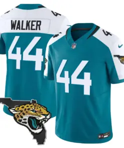Jacksonville Jaguars Nike Florida Patch Vapor Stitched Jersey - Black - Image 14