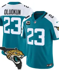 Jacksonville Jaguars Nike Florida Patch Vapor Stitched Jersey - Black - Image 15