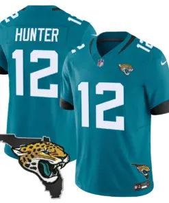 Jacksonville Jaguars Nike Florida Patch Vapor Stitched Jersey - Black - Image 17