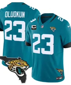 Jacksonville Jaguars Nike Florida Patch Vapor Stitched Jersey - Black - Image 23