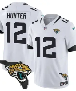Jacksonville Jaguars Nike Florida Patch Vapor Stitched Jersey - Black - Image 25