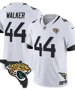 Jacksonville Jaguars Nike Florida Patch Vapor Stitched Jersey - Black - Image 30