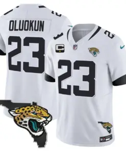Jacksonville Jaguars Nike Florida Patch Vapor Stitched Jersey - Black - Image 31