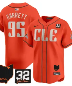 Sanders Cleveland Browns Nike Home Patch Jim Vapor Premier Limited Stitched Jersey - Anthracite - Image 26