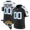 Jacksonville Jaguars Nike Florida Patch Vapor Custom Stitched Jersey - Black