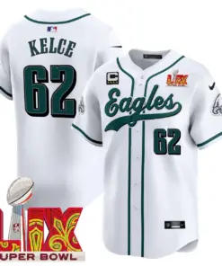 Philadelphia Eagles Nike Super Bowl LIX Vapor Stitched Jersey - Dark Green - Image 13