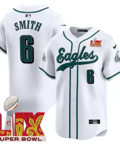 Philadelphia Eagles Nike Super Bowl LIX Vapor Stitched Jersey - Dark Green - Image 14