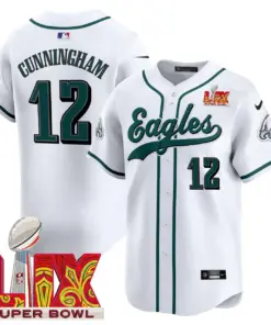 Philadelphia Eagles Nike Super Bowl LIX Vapor Stitched Jersey - Dark Green - Image 15
