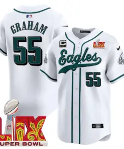Philadelphia Eagles Nike Super Bowl LIX Vapor Stitched Jersey - Dark Green - Image 16