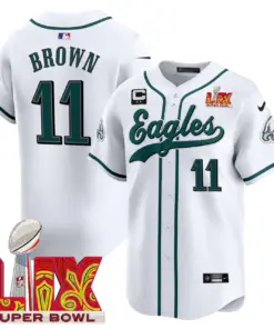 Philadelphia Eagles Nike Super Bowl LIX Vapor Stitched Jersey - Dark Green - Image 18