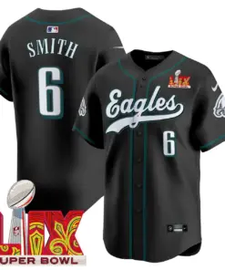 Philadelphia Eagles Nike Super Bowl LIX Vapor Stitched Jersey - Dark Green - Image 24