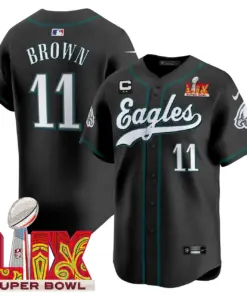 Philadelphia Eagles Nike Super Bowl LIX Vapor Stitched Jersey - Dark Green - Image 28