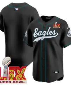 Philadelphia Eagles Nike Super Bowl LIX Vapor Stitched Jersey - Dark Green - Image 30