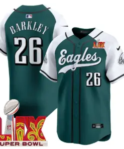 Philadelphia Eagles Nike Super Bowl LIX Vapor Stitched Jersey - Dark Green - Image 31
