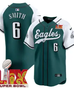 Philadelphia Eagles Nike Super Bowl LIX Vapor Stitched Jersey - Dark Green - Image 34