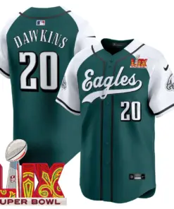 Philadelphia Eagles Nike Super Bowl LIX Vapor Stitched Jersey - Dark Green - Image 37