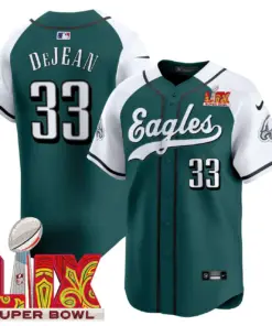 Philadelphia Eagles Nike Super Bowl LIX Vapor Stitched Jersey - Dark Green - Image 39