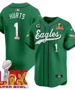 Philadelphia Eagles Nike Super Bowl LIX Vapor Stitched Jersey - Dark Green - Image 42