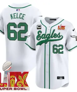 Philadelphia Eagles Nike Super Bowl LIX Vapor Stitched Jersey - Dark Green - Image 53