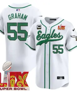 Philadelphia Eagles Nike Super Bowl LIX Vapor Stitched Jersey - Dark Green - Image 56