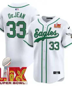 Philadelphia Eagles Nike Super Bowl LIX Vapor Stitched Jersey - Dark Green - Image 59
