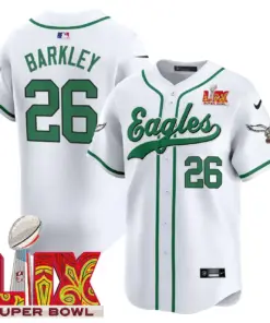 Philadelphia Eagles Nike Super Bowl LIX Patch Vapor Stitched Jersey - Kelly Green - Image 12