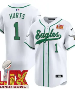 Philadelphia Eagles Nike Super Bowl LIX Patch Vapor Stitched Jersey - Kelly Green - Image 14