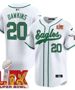 Philadelphia Eagles Nike Super Bowl LIX Patch Vapor Stitched Jersey - Kelly Green - Image 19