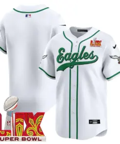 Philadelphia Eagles Nike Super Bowl LIX Patch Vapor Stitched Jersey - Kelly Green - Image 22