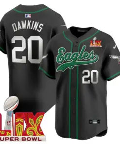 Philadelphia Eagles Nike Super Bowl LIX Patch Vapor Stitched Jersey - Kelly Green - Image 30