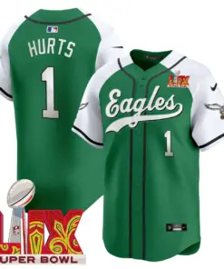 Philadelphia Eagles Nike Super Bowl LIX Patch Vapor Stitched Jersey - Kelly Green - Image 36