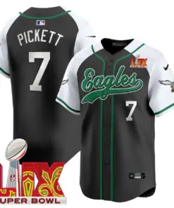 Philadelphia Eagles Nike Super Bowl LIX Patch Vapor Stitched Jersey - Kelly Green - Image 46