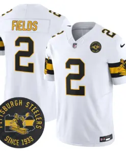 Pittsburgh Steelers Nike Throwback 1933 Patch Vapor Limited Stitched Jersey - Black - Image 11