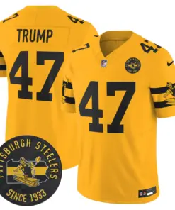 Pittsburgh Steelers Nike Throwback 1933 Patch Vapor Limited Stitched Jersey - Black - Image 30