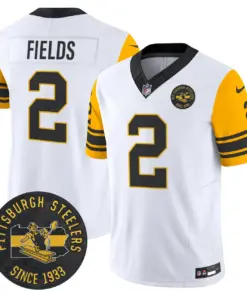 Pittsburgh Steelers Nike 1962 Throwback Est. 1933 Patch Vapor Limited Stitched Jersey - Anthracite - Image 11