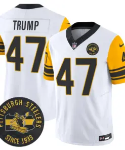 Pittsburgh Steelers Nike 1962 Throwback Est. 1933 Patch Vapor Limited Stitched Jersey - Anthracite - Image 20