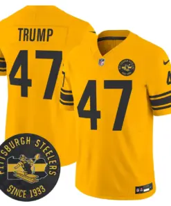 Pittsburgh Steelers Nike 1962 Throwback Est. 1933 Patch Vapor Limited Stitched Jersey - Anthracite - Image 30