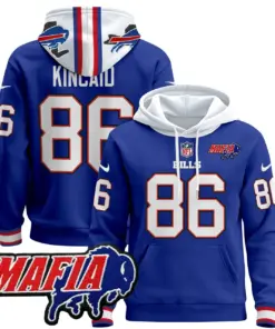Allen Buffalo Bills Nike 2024 Mafia Patch Pullover Hoodie - Royal Blue - Image 5