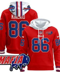 Allen Buffalo Bills Nike 2024 Mafia Patch Pullover Hoodie - Royal Blue - Image 13
