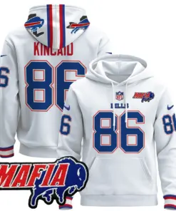 Allen Buffalo Bills Nike 2024 Mafia Patch Pullover Hoodie - Royal Blue - Image 21