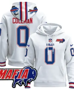 Allen Buffalo Bills Nike 2024 Mafia Patch Pullover Hoodie - Royal Blue - Image 22