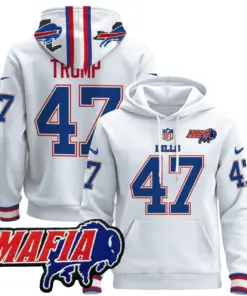 Allen Buffalo Bills Nike 2024 Mafia Patch Pullover Hoodie - Royal Blue - Image 24