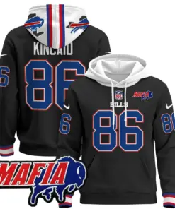 Allen Buffalo Bills Nike 2024 Mafia Patch Pullover Hoodie - Royal Blue - Image 29