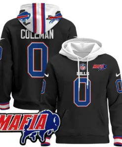 Allen Buffalo Bills Nike 2024 Mafia Patch Pullover Hoodie - Royal Blue - Image 30