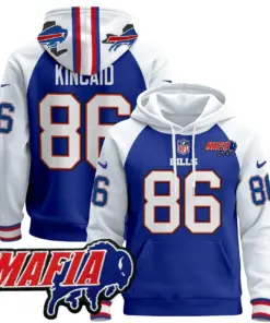 Allen Buffalo Bills Nike 2024 Mafia Patch Pullover Hoodie - Royal Blue - Image 37