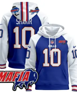 Allen Buffalo Bills Nike 2024 Mafia Patch Pullover Hoodie - Royal Blue - Image 39
