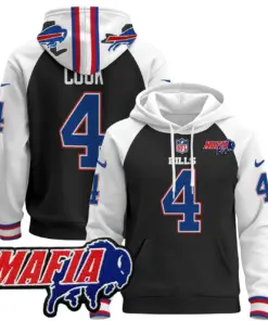Allen Buffalo Bills Nike 2024 Mafia Patch Pullover Hoodie - Royal Blue - Image 42