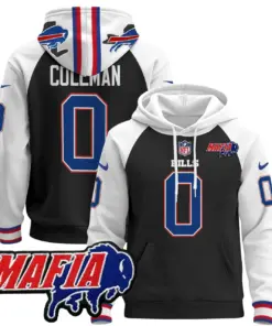 Allen Buffalo Bills Nike 2024 Mafia Patch Pullover Hoodie - Royal Blue - Image 46